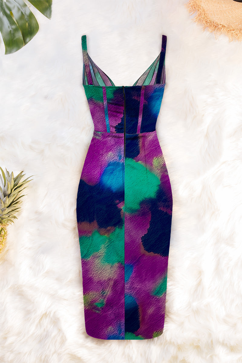 AVERIA – BOHO PRINTED DRESS