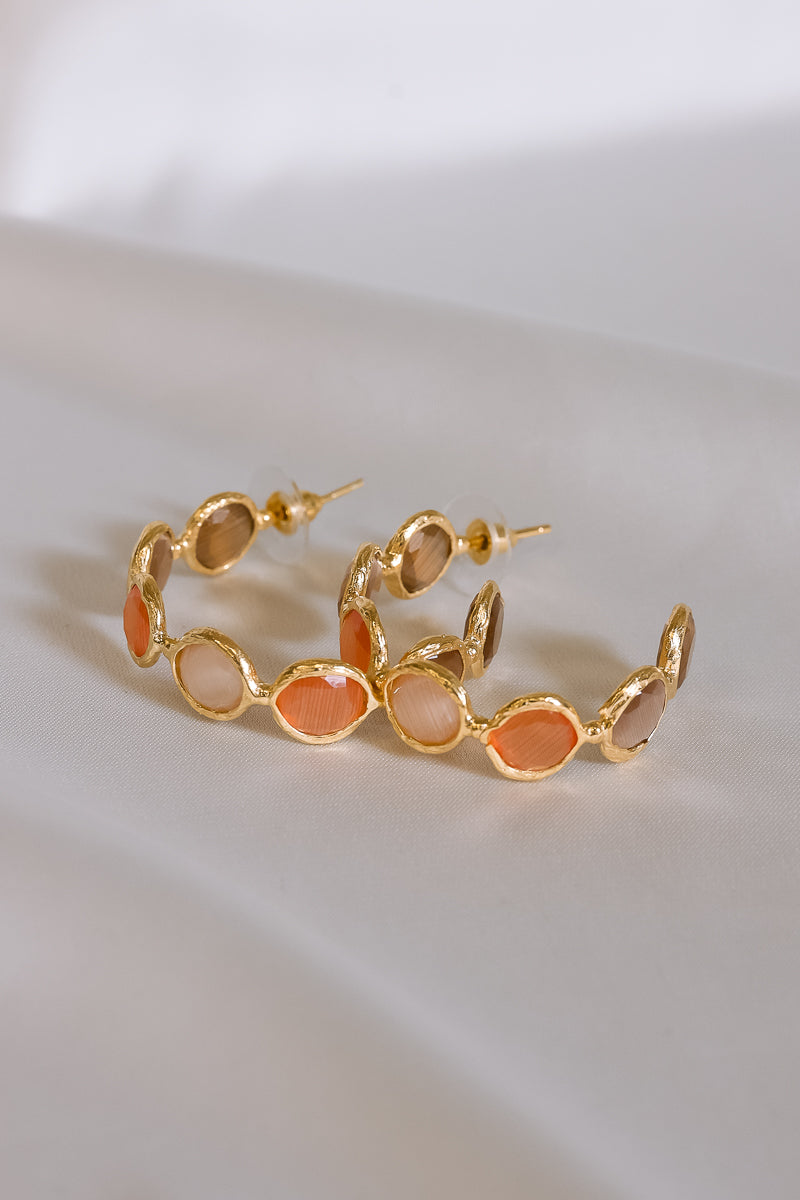 Orange Earrings