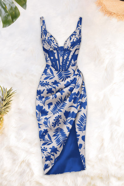 averie halley draped midi dress Averie