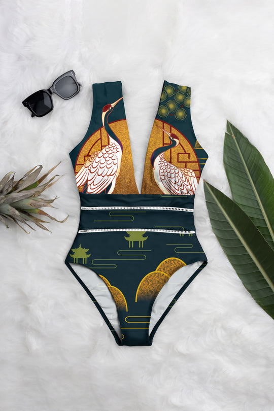 Deep Plunge One-Piece