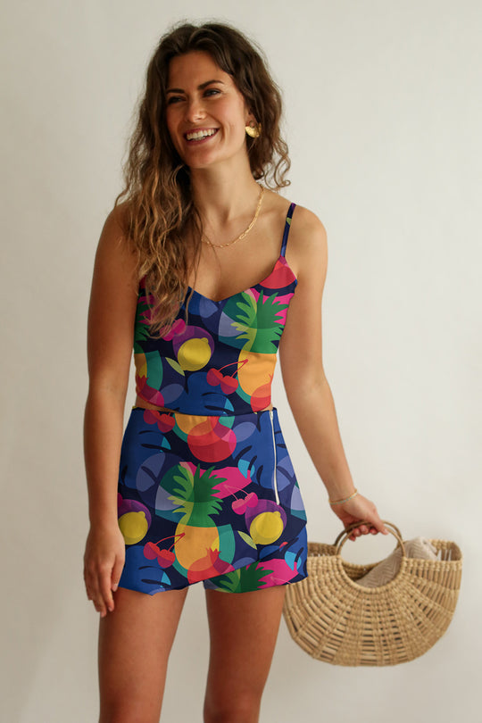 Crop Top and Shorts Set