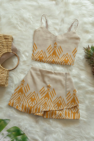 Crop Top and Shorts Set