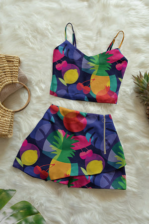 Crop Top and Shorts Set