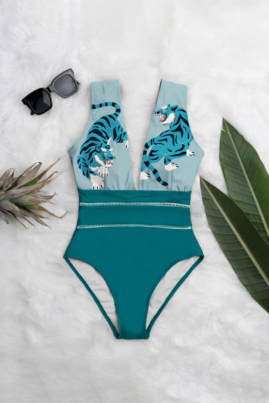 Deep Plunge One-Piece