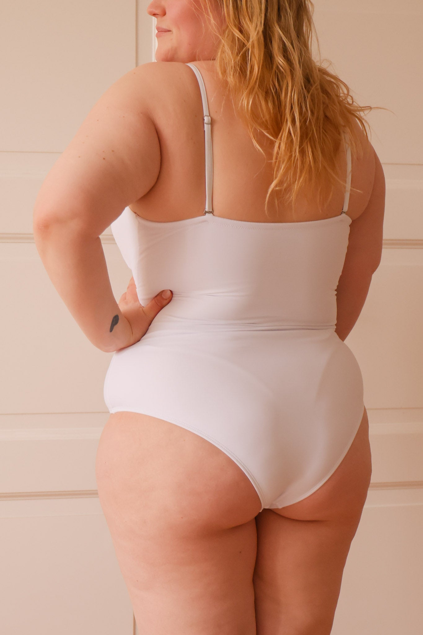 FRONT-TIE ONE-PIECE by aava