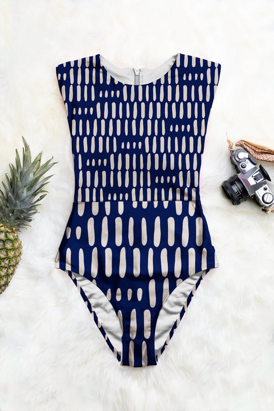 Zip Up One-Piece